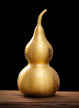 铜开口八卦葫芦开盖铜镇宅招财转运大小号挂件客厅办公室家居摆件