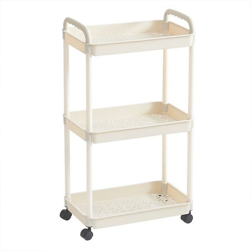 3层多功能置物架厨房浴室落地收纳储物DP
