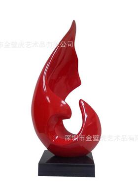 喜庆色雕塑艺BH-F200-术红品板房写字楼装过道接待台台面角几样现