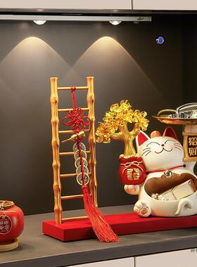 猫家钥匙收纳F98T6M9H关装饰摆件入户玄进门口柜鞋客厅居乔迁新居