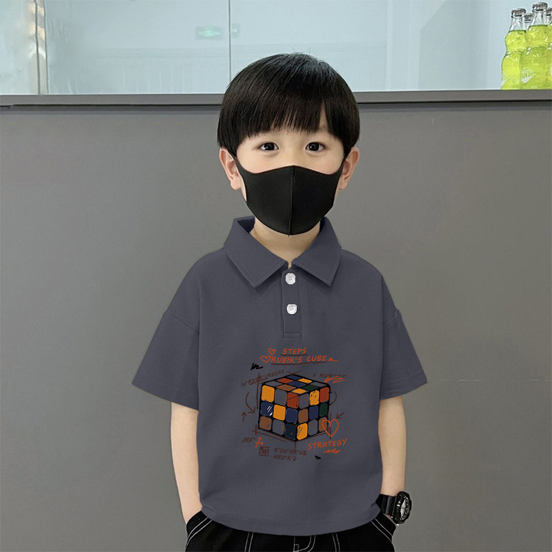 男童Polo领短袖2024新款夏季宝宝休闲男孩百搭洋气翻领夏装T恤衫,淘宝优惠券,粉丝福利购,淘宝优惠卷