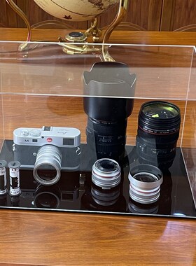 相机模型摄影道具亚克力保护罩套装样板间书房桌面书架摆件饰品