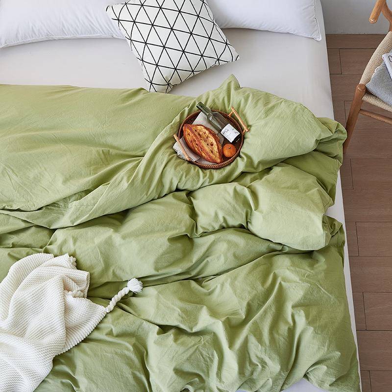 夏季纯棉水洗棉被单件15YOZx0200全舍棉被单宿单人被罩2套00x230 - 图2