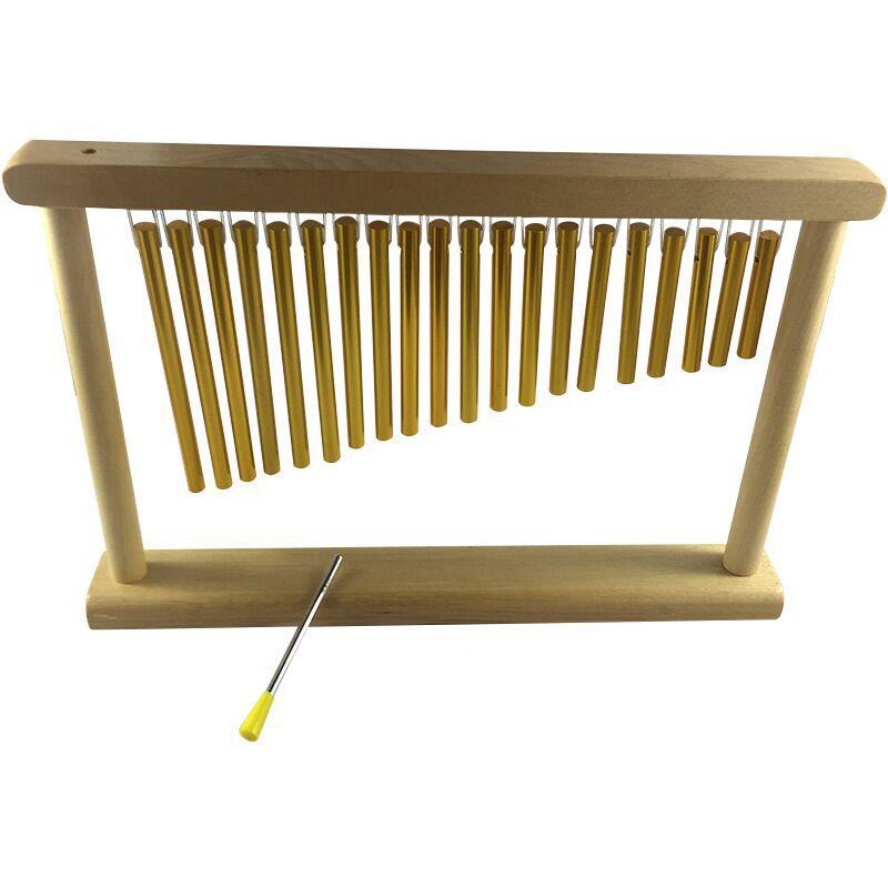 奥尔夫风打击乐器音排铃HDV幼素儿园早教教具启蒙风铃带支架20音 - 图3