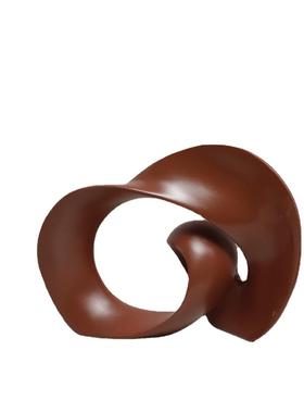 现代摆简约欧式创螺旋意样弯曲件板1间会所售楼处书房客厅软装波