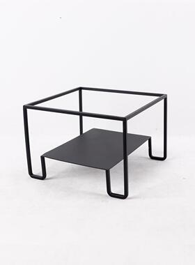 艺新式铁花盆架托盘架子仿真花中艺假花盆栽摆架样板XP-1607房金