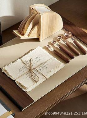 书房字书法主题装处饰摆件书桌公桌办写字板皮质写板桌垫样板间售