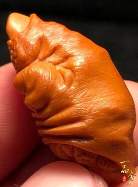 大25888猪蹄橄榄核单核雕坠男士高端手籽把件冷门挂件男款精吊雕