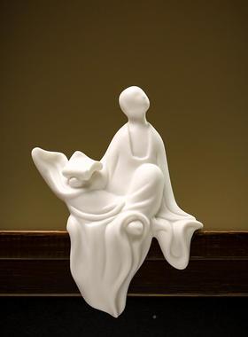 GH-899陶小瓷禅人意相佛新中式物和尚客厅书房玄关简约装饰工艺无