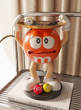 mm豆子客厅玄关进门入户放钥匙收纳托盘装饰桌面茶几搬家礼物摆件