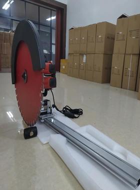 外贸混凝土切割机建筑施工手持轨道双电机墙体路面切割