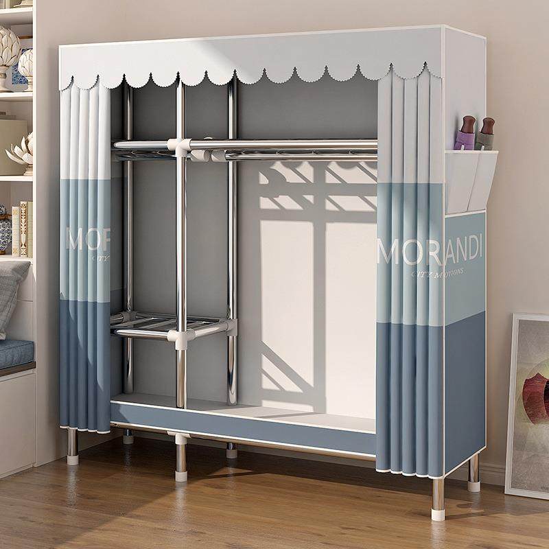 简易衣柜家用卧室出租房用布衣柜结实耐用组装全封闭拉链小型衣橱,淘宝优惠券,粉丝福利购,淘宝优惠卷