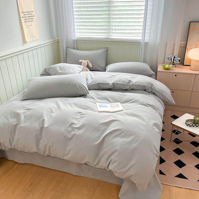 A类冬季加厚100全棉磨毛床上四件套纯棉床品被套床单三件套床笠男,淘宝优惠券,粉丝福利购,淘宝优惠卷