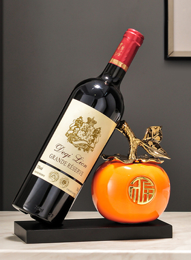 新中式客厅电视柜酒柜装饰品葡萄酒架红酒架摆件轻奢高档高端大气