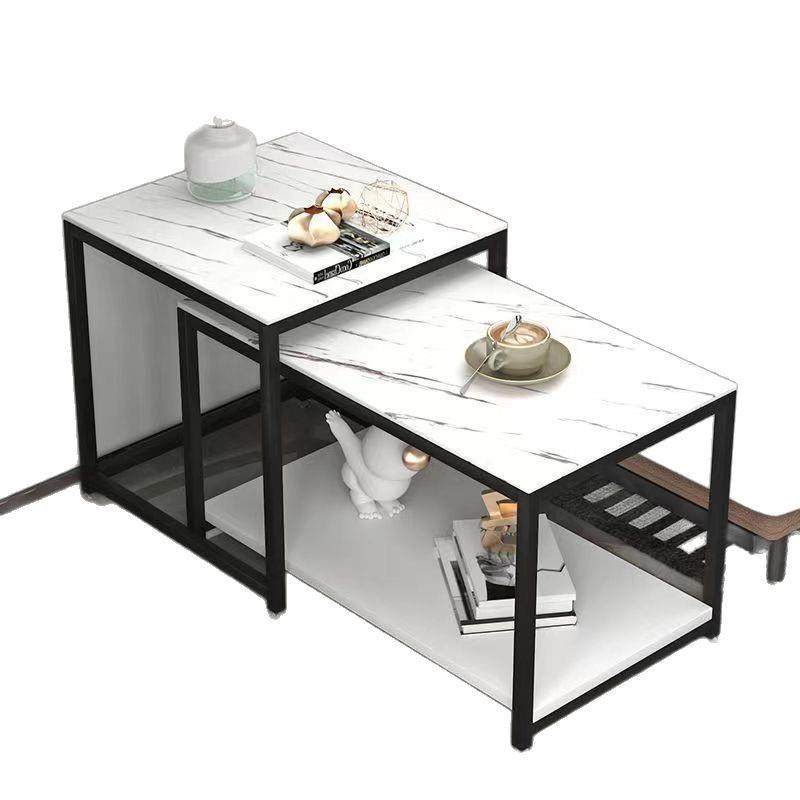 方形简约岩板边几沙发边柜客厅移动小茶几轻奢角几桌沙发旁侧边柜,淘宝优惠券,粉丝福利购,淘宝优惠卷