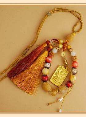 厂价合金鎏金牌十八十籽22挂二生肖八大守护车/包挂神结缘