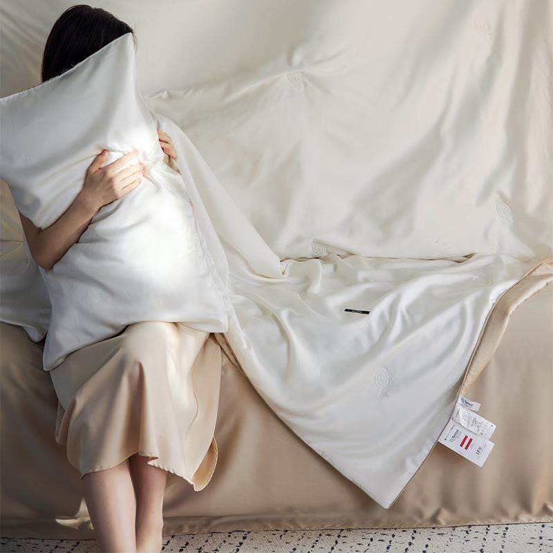 A类母婴高端LF奥地利兰精天丝超细旦夏被四件套桑蚕丝夏凉被床笠,淘宝优惠券,粉丝福利购,淘宝优惠卷