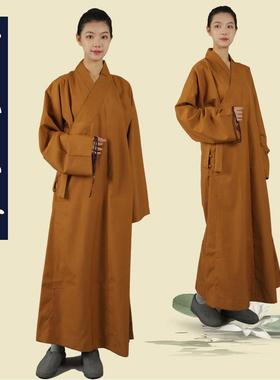 僧僧服修出家人大褂长褂和尚尼衣姑禅-衣长衫短褂套装男女衣罗汉