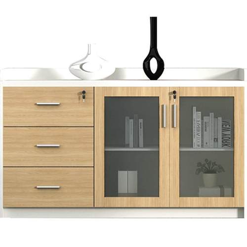 动文件活柜移动柜办文件柜公柜矮带锁三抽屉水储物柜柜桌下小柜子 - 图3