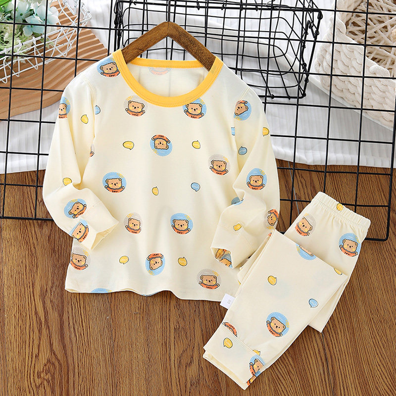 宝宝秋衣卫生裤套装纯棉男孩卫生衣女小童棉毛衫莱卡婴幼儿童发热,淘宝优惠券,粉丝福利购,淘宝优惠卷