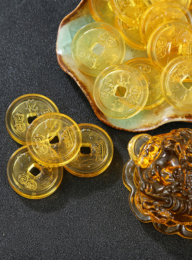 水晶金蟾蟾蜍摆件招财家居客厅聚宝盆装饰开业乔迁送礼中式小摆件