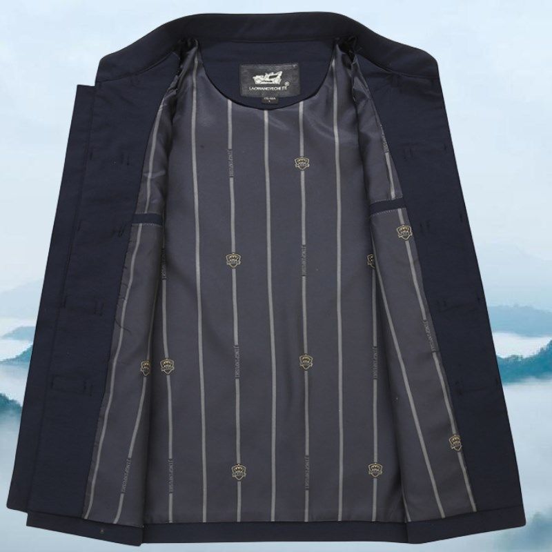 唐装男中老年爸爸春秋装套装中国风长袖生日礼服爷爷父亲装外套,淘宝优惠券,粉丝福利购,淘宝优惠卷