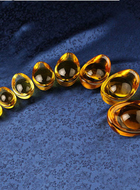 黄水晶金元宝摆件家居客厅中式玄关装饰品大小号家居乔迁开业礼品