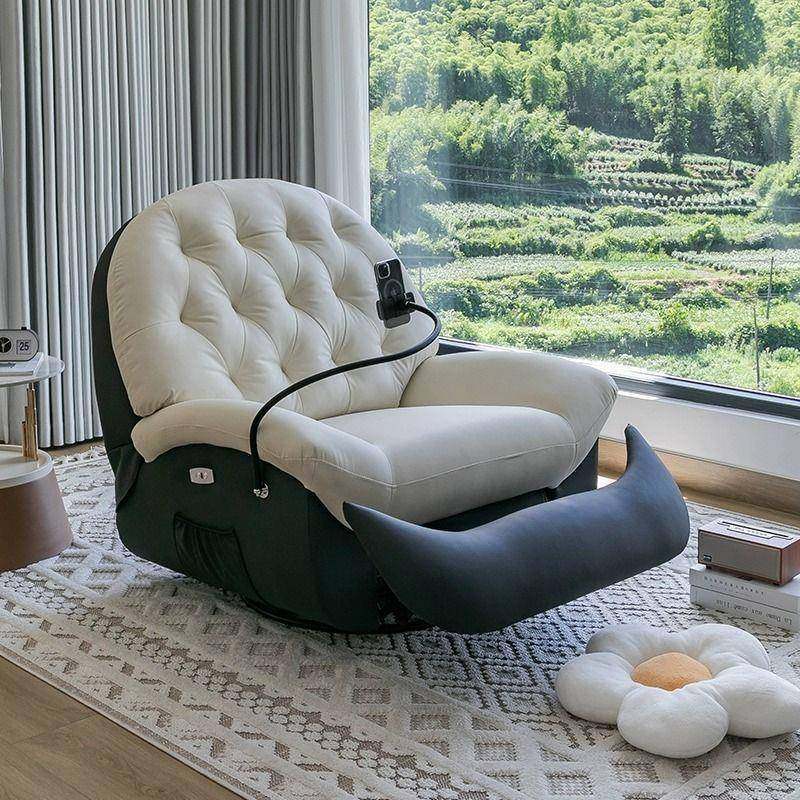太空头等舱沙发懒人电动按摩旋转摇摇椅阳台客厅小户型单人沙发椅,淘宝优惠券,粉丝福利购,淘宝优惠卷