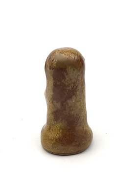 不仁斋薛继业陶瓷雕塑紫陶柴窑葫芦皮色坐禅猴茶宠摆件潮玩