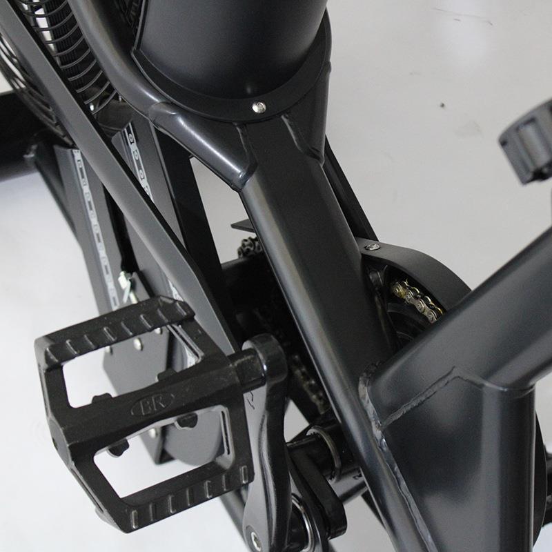 Wind resistance bicycle, indoor sports fan bike, silent fitness equipment, freely adjustable foot-operated wind resistance spinning bicycle