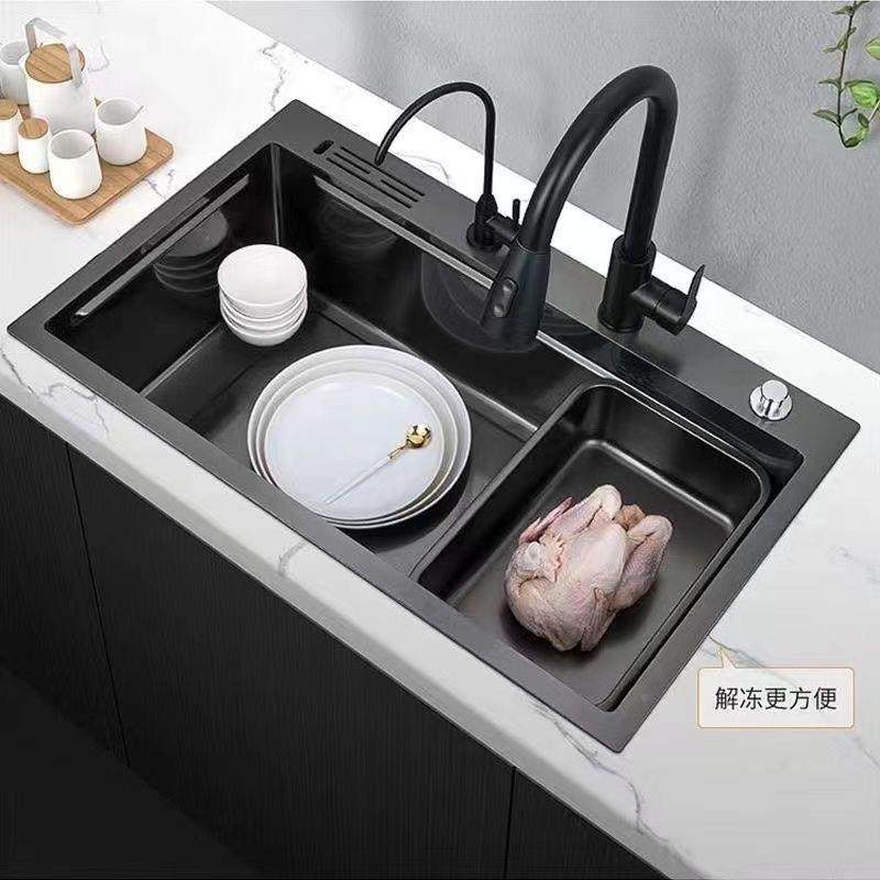 深30盆4不锈钢水槽盆中盆沥水篮加小家用厨房大洗菜沥盆698碗池水,淘宝优惠券,粉丝福利购,淘宝优惠卷