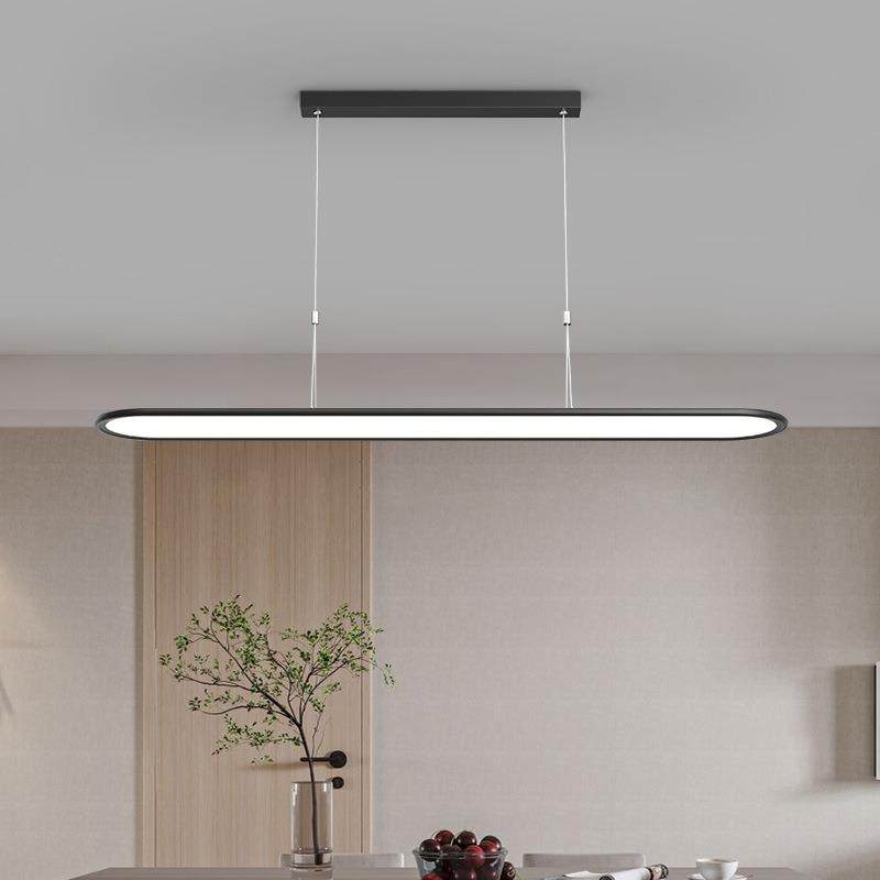 长条餐厅灯具代具简约家餐厅吊灯全光谱护眼用一字餐桌灯高级178,淘宝优惠券,粉丝福利购,淘宝优惠卷