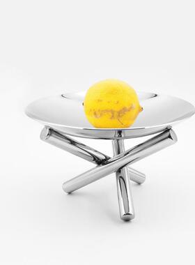 现代奢样板间厨房餐桌边不ES-A6320锈钢餐蛋糕点柜心托盘装饰摆盘