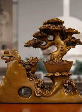 招财进宝招7282财金蟾摆件发财厅树客公办室前台装饰开品店铺业礼