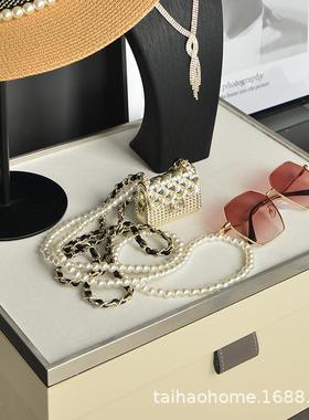 现代样22.8.26板房饰摆衣柜具饰品件套装展厅陈列服装道组合衣帽