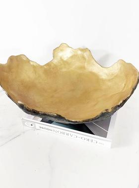 现代创意合8432金收纳果盘约酒样板间私人会所简办公室桌面装店饰