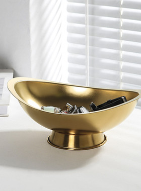 玄关钥匙置物托盘轻奢收纳盒桌面摆件小杂物收纳装饰品北欧简约风