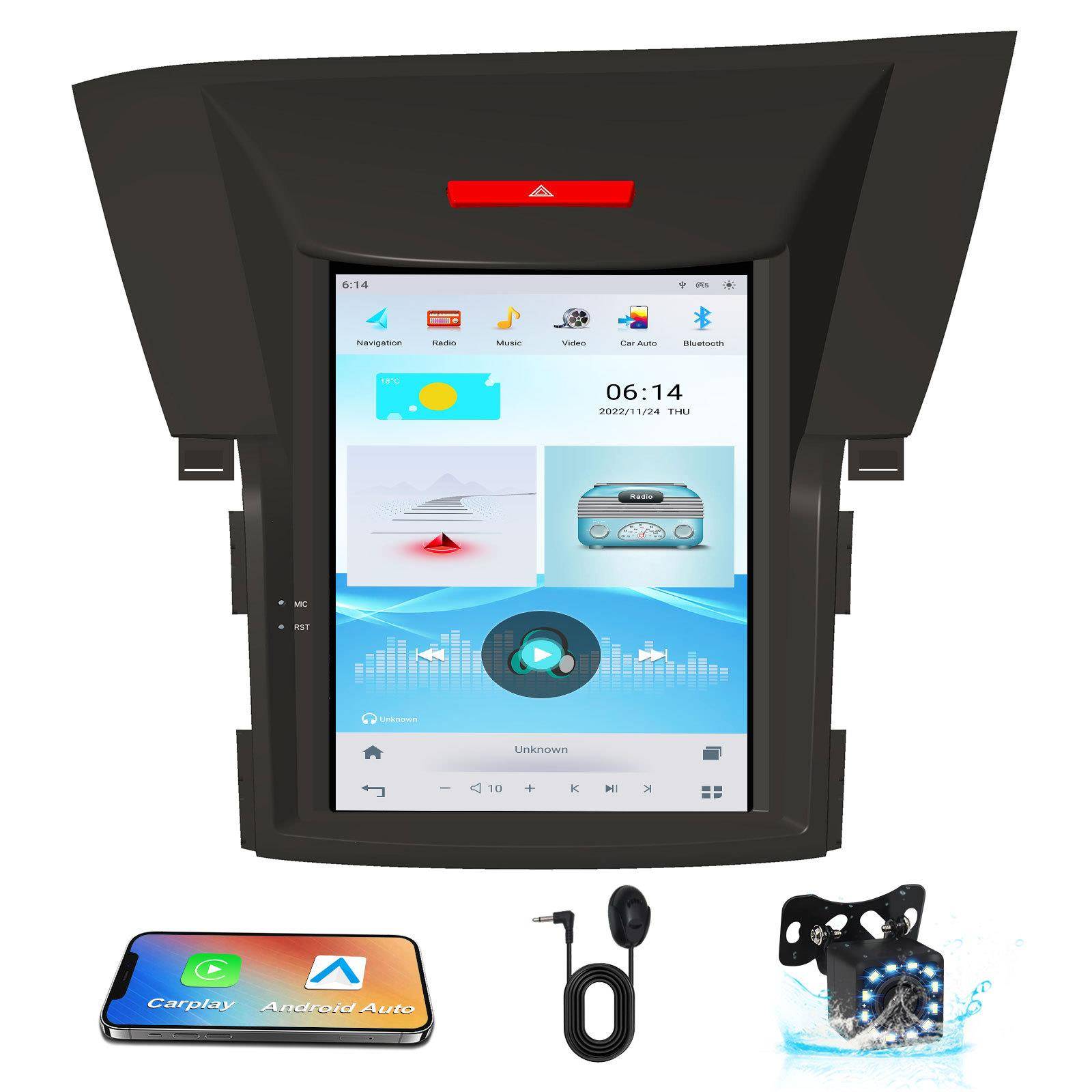 高清10.4寸CRV智能触控屏无线Carplay一体机安卓导航中控屏车载 - 图3