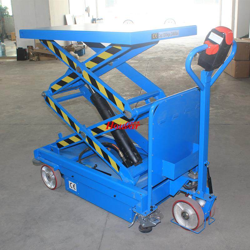直销ESS50D单剪双剪全电动移动升降平台车全自动平板搬运手推车,淘宝优惠券,粉丝福利购,淘宝优惠卷