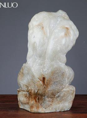 包复人物雕塑家居摆件客邮厅玄8000-113关古样板间身装饰半摆件