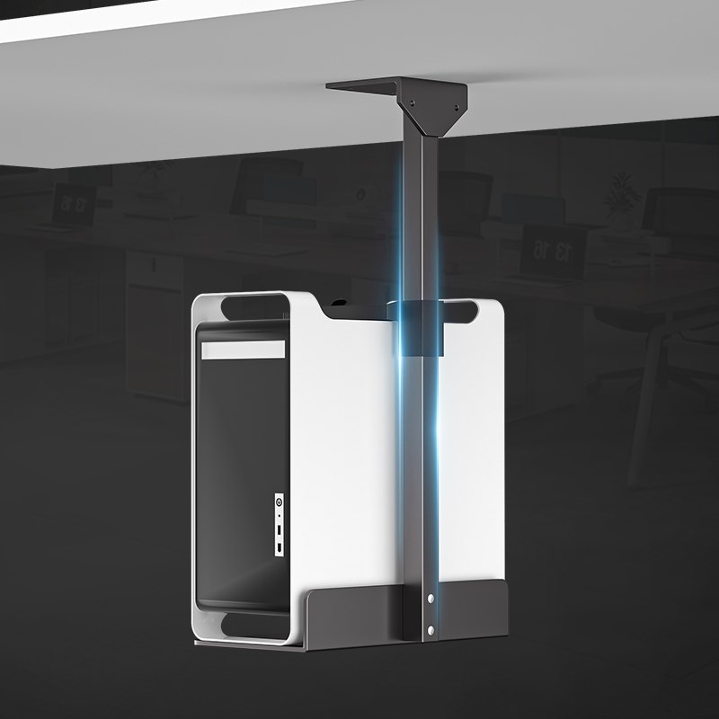 Suspended host bracket thickened office computer under desk desktop host box wall-mounted bracket metal bracket hanger