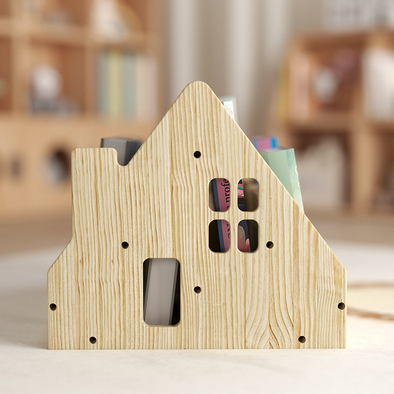 实木多层绘本架儿童书架自由组合 带轮子收纳展示置物柜 家用神器,淘宝优惠券,粉丝福利购,淘宝优惠卷