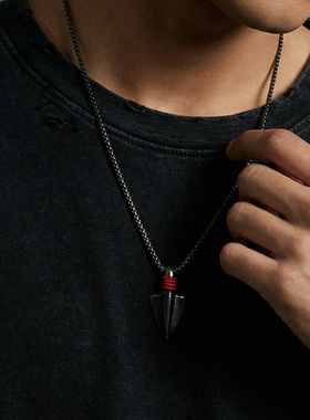 Zippo/之宝亚马逊之矛项链男士矛头吊坠复古简约小众设计高级礼物