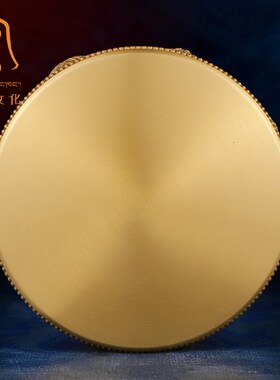 金萨文化  八吉祥经典款纯铜无缝款 10cm 曼扎盘供曼茶盘修盘托盘