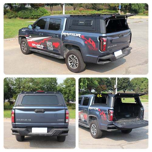 2/231款五十铃D-AMX铃拓瑞迈皮卡WJH改装锰钢三开门带锁盗防后箱 - 图2