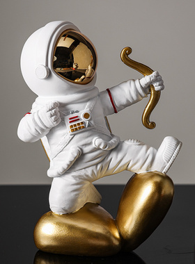 创意宇航员摆件客厅办公室书房电脑桌面太空人家居酒柜高档装饰品