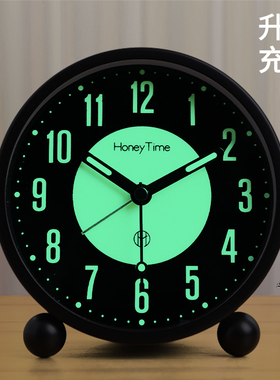 夜光小闹钟初中生专用电子神器学生用充电款摆台式时钟表2025新款