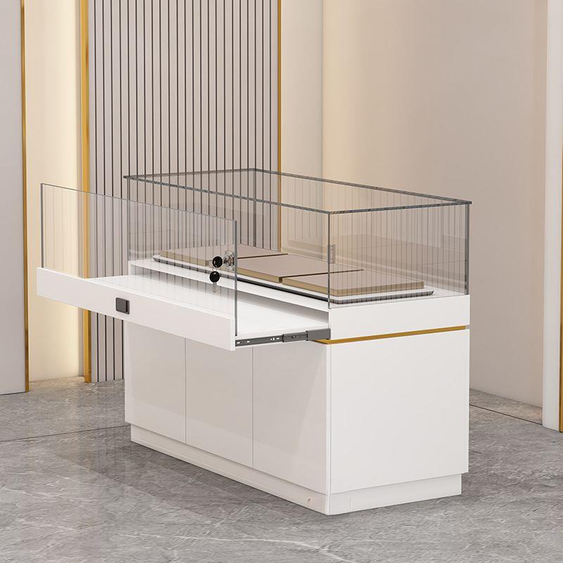 珠宝首饰柜台样品文物展览珠宝展示柜玻璃柜商场陈列柜博物珠宝柜 - 图0
