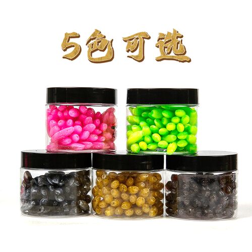 双倍虾油诱鱼剂加盐加腥螺纹T尾铅头鲈鱼鳜鱼倒钓钩软饵海钓淡水 - 图0