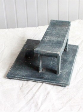 复古怀旧创意家居饰品桌面摆件娃娃桌子四分娃写字台